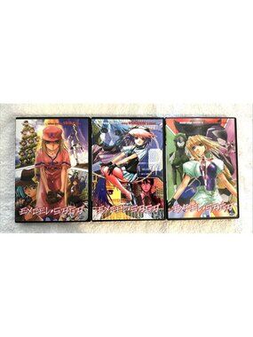 Excel Saga DVD Lot Volumes 3, 4 and 5 Anime Complete With All Inserts Excellent